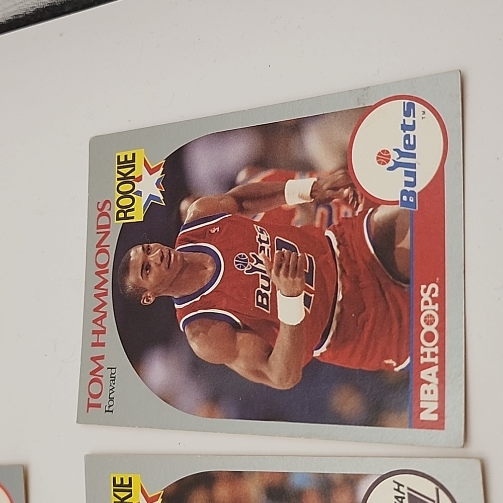 1990 NBA Hoops Rookie Cards 9 Count - Picture 8 of 16